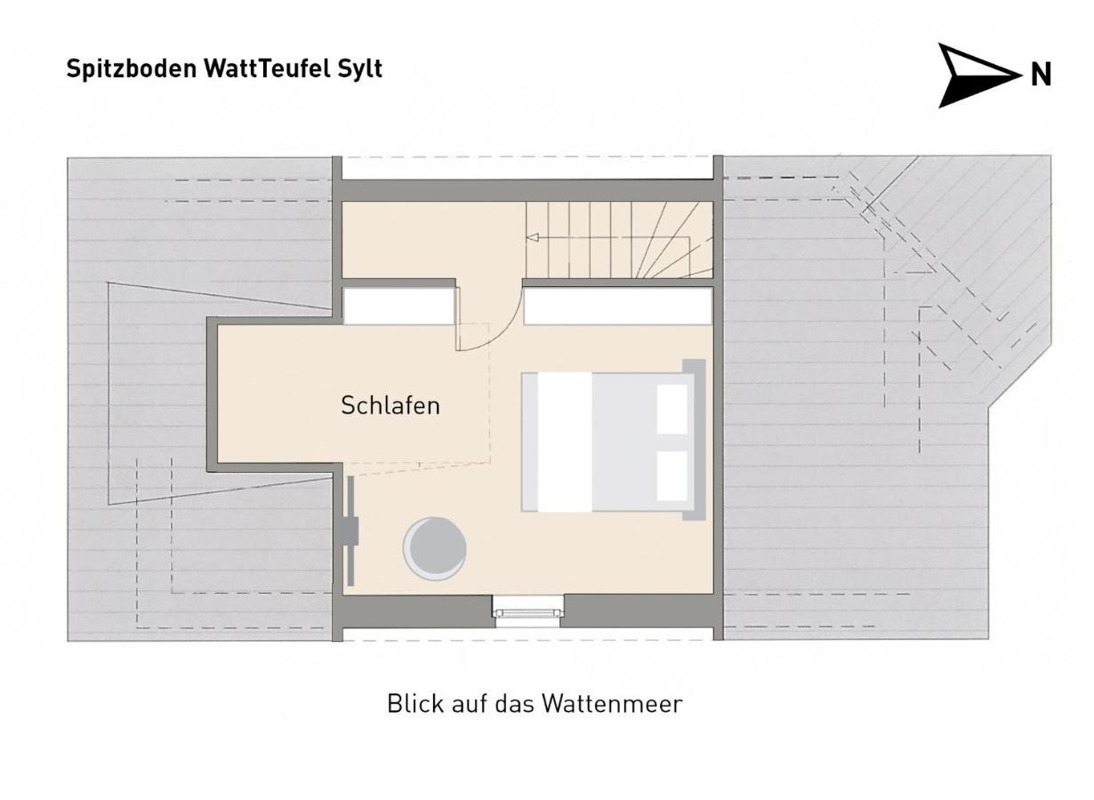 شقة Wattteufel Sylt المظهر الخارجي الصورة